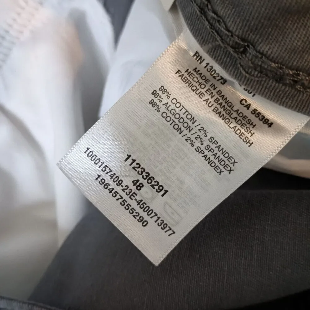 Wrangler Authentics Cargo Shorts‎ Men's 48 Gray 10